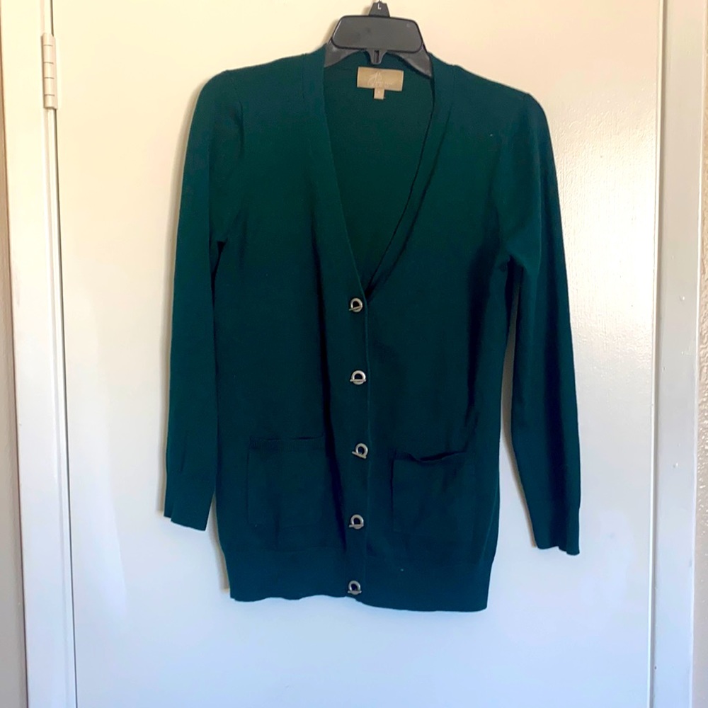 Green Cardigan